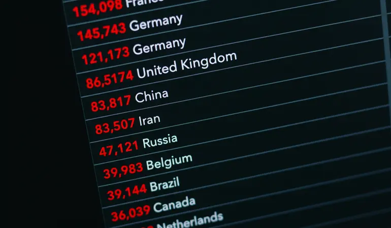 Flight schedule display representing international travel opportunities for UK Global Talent Visa applicants.